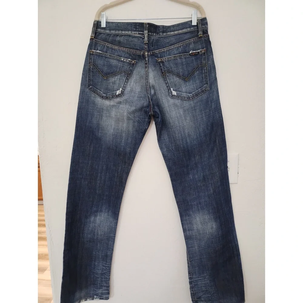 Y2K Enorgie Straight‎ Morris Jeans Mens 34x35 Distressed